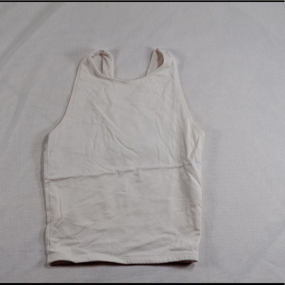 White crop top